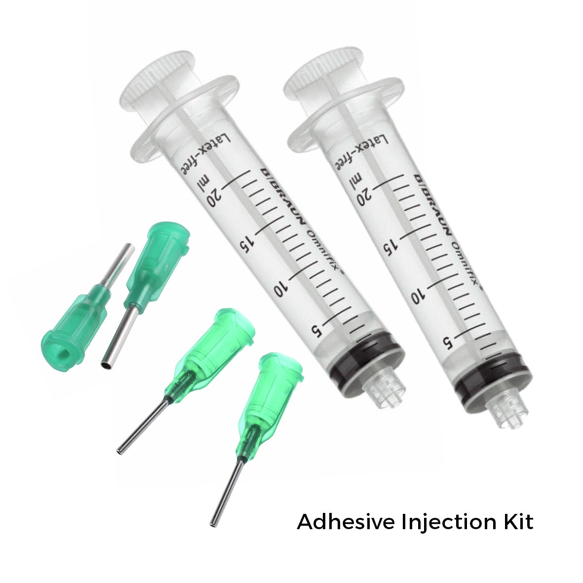 FS Syringe Kit for Adhesive Injection including 2 x 20ml Plastic