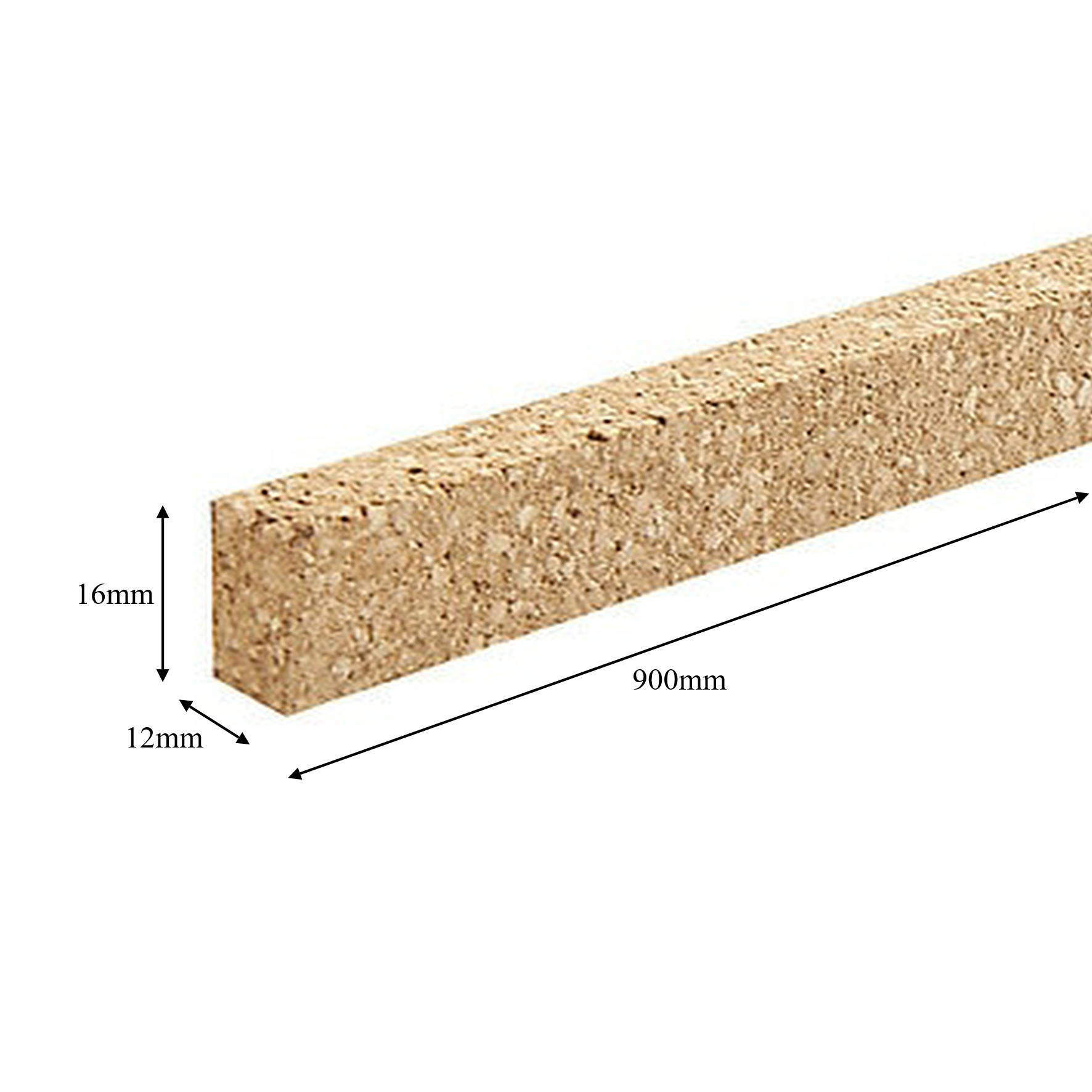 Cork Expansion Strip Strip 16 x 12 x 900mm | Floorstock Ltd